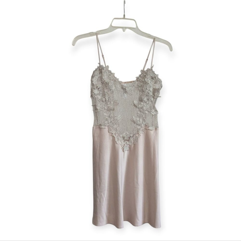 Flora Nikrooz Showstopper Chemise with floral appliques